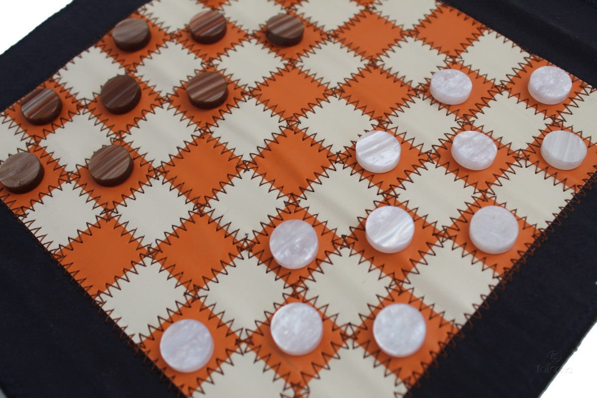 ITALFAMA Rouleau multi-jeux (échecs, dames, backgammon) 25cm