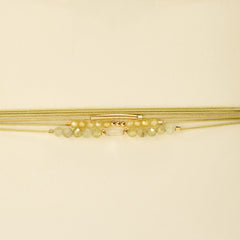 BY GARANCE Bracelet Bali chaine acier & laiton doré