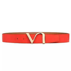 ceinture cuir reversible orange camel l'amoureuse vaincourt