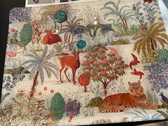 plateau dessin jardin du palais en blanc gien