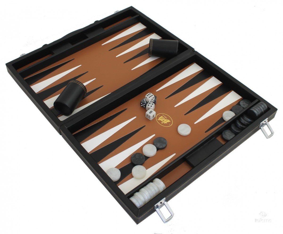 ITALFAMA Backgammon noir 37X24cm