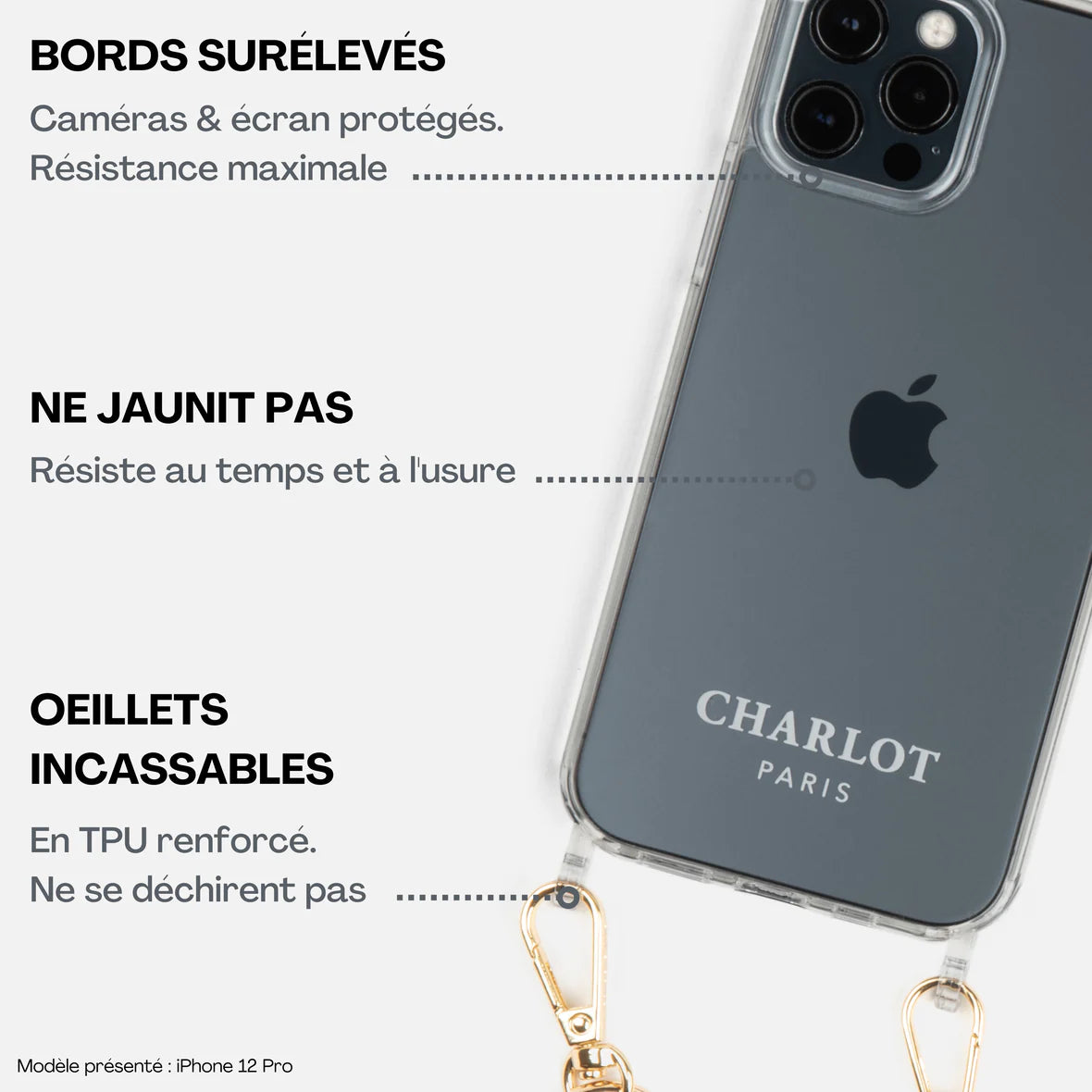 CHARLOT Paris  Coque Clear Iphone