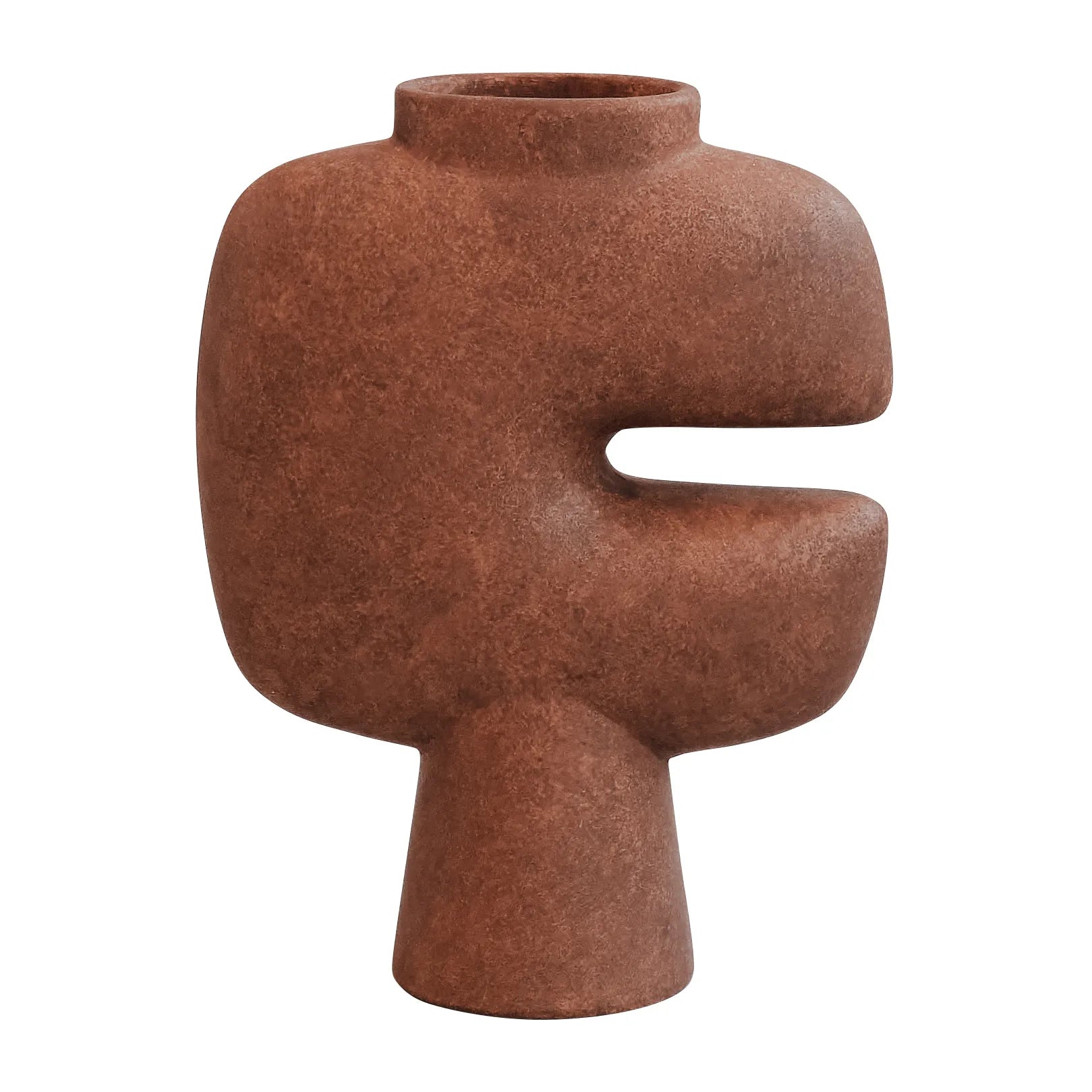 101 COPENHAGEN Vase TRIBAL Moyen Terracotta