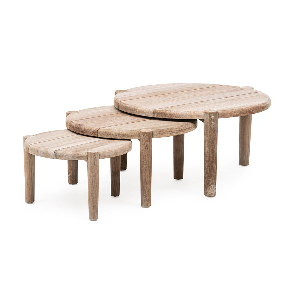 GOMMAIRE Coffee Table  Floor Set de 3