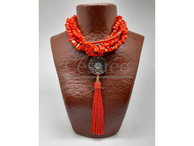 Collier Ethnique Césarée - Occasion, Fabriqué En France