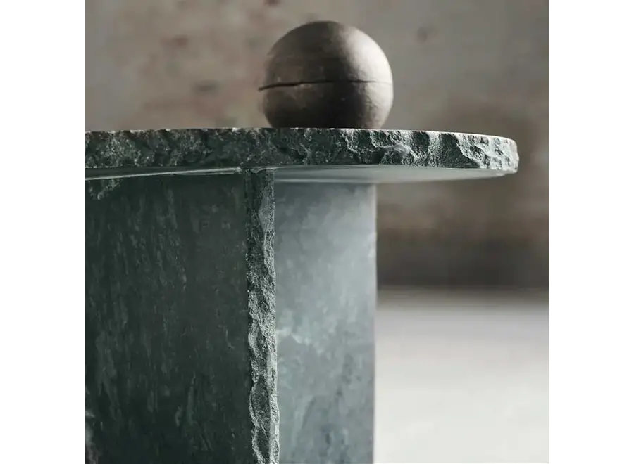 MUUBS Table basse en marbre vert