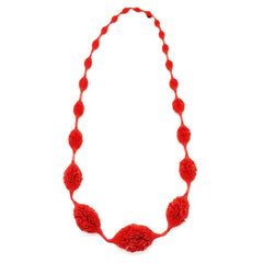 TZURI GUETA Sautoir Dégradé 35cm rouge