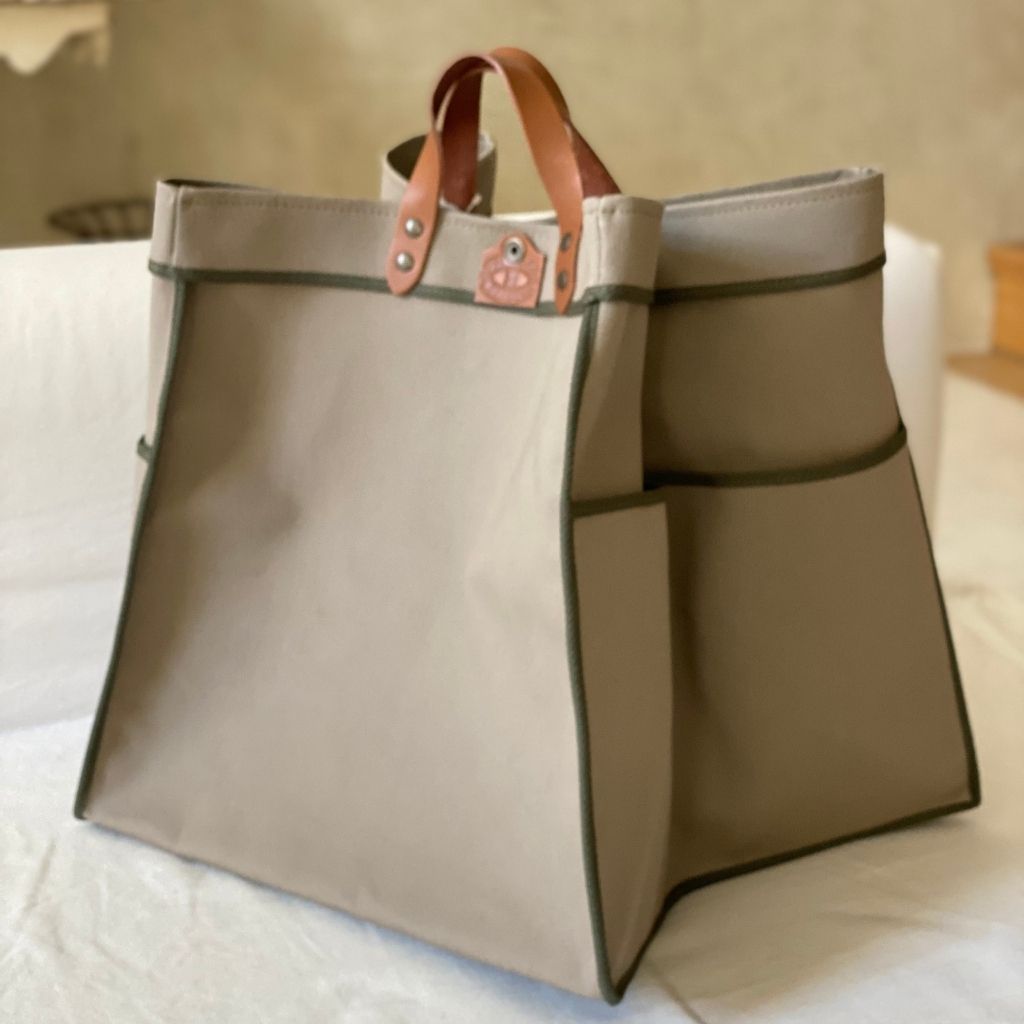 sac cabas à main en coton galet caraibe tampicobags veronique nocquet